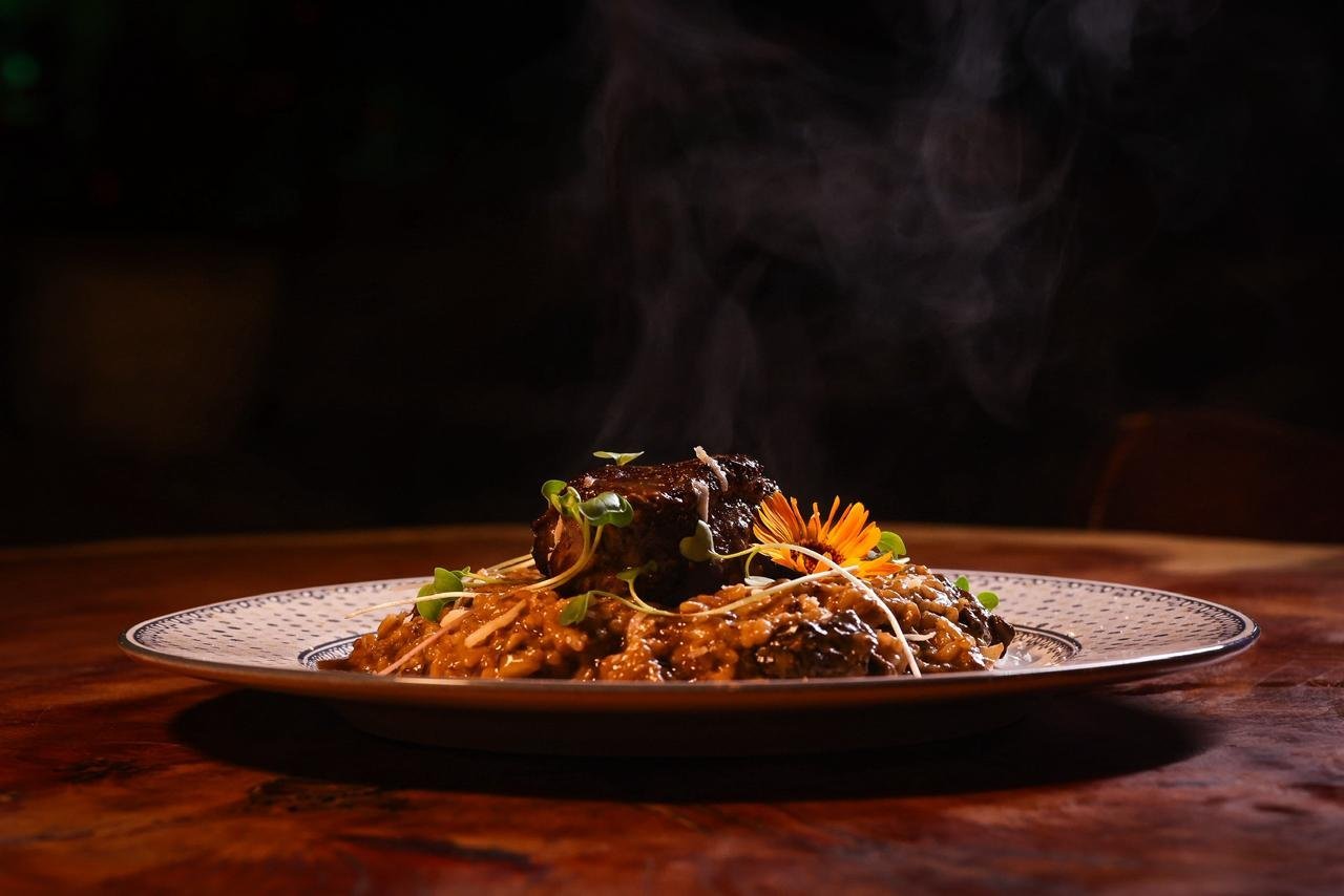 Filé Mignon com Risoto de Funghi