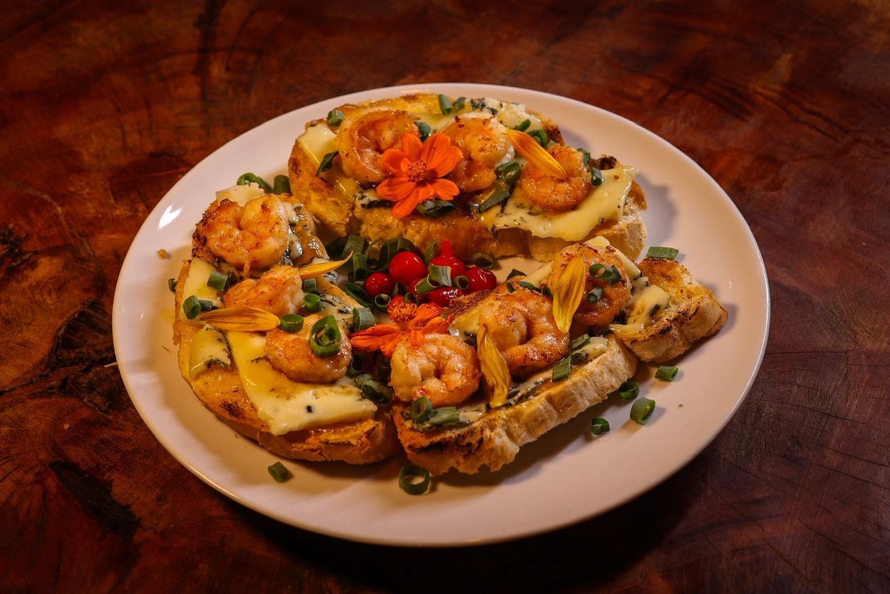 Bruschetta de Camarão